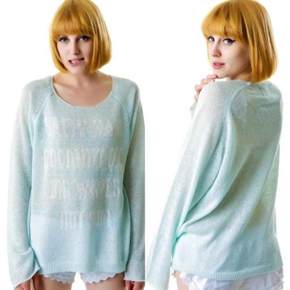 Wildfox Penny Lane Salty Hair Sweater
